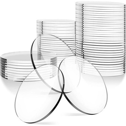 Discuri rotunde din plexiglas transparent pentru tort, diametre 16–30 cm
