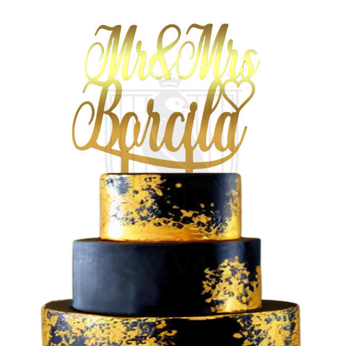 Topper tort nunta personalizat Fmh