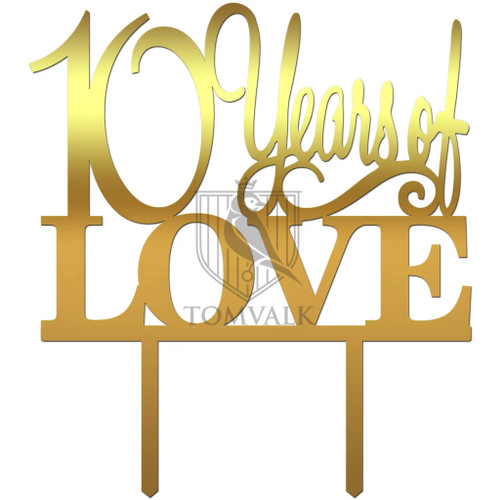 Topper tort Years of love A3