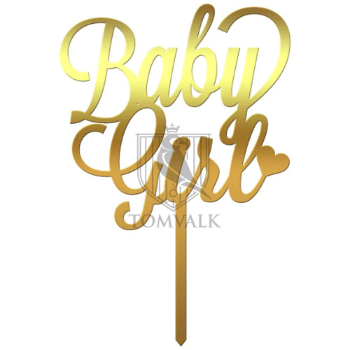 Tomvalk, Topper tort Baby Girl, tomvalk.ro