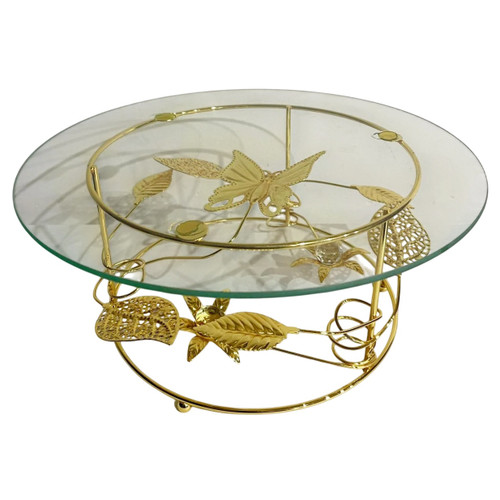 Suport decorativ pentru candybar  INC-891  model cu fluturi, frunze și flori