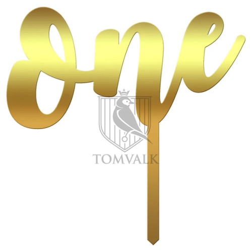 Topper pentru tort One pentru prima aniversare a copilului VMG
