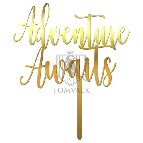 Topper pentru tort Adventure Awaits