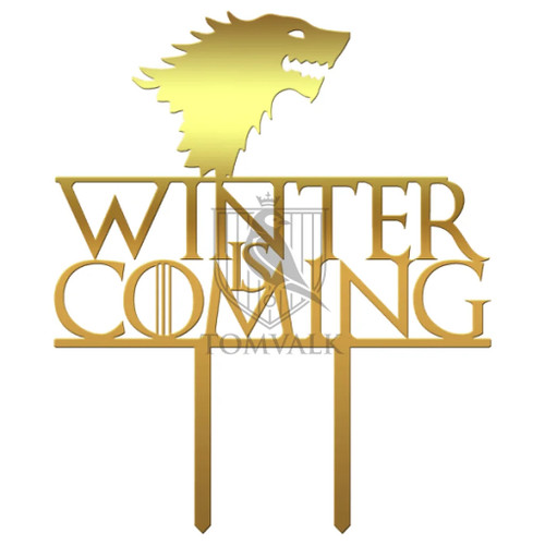 Topper pentru tort Winter is Coming II