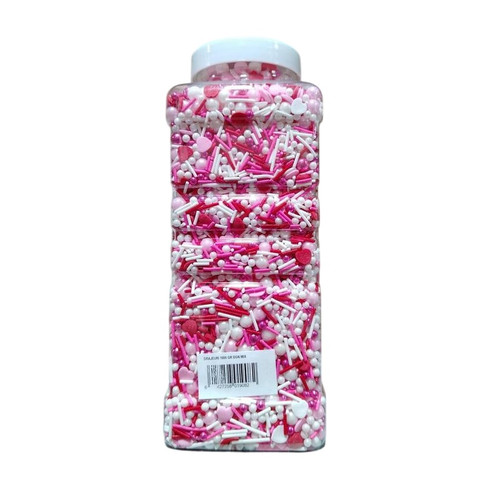 Sprinkles mix Romantic - Alb/Roz - 1 kg