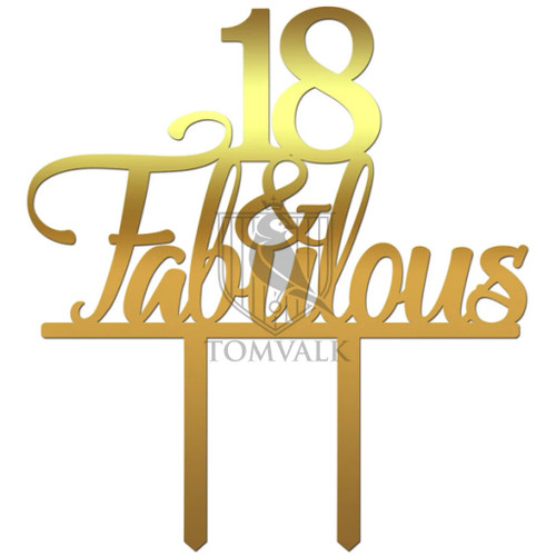 Topper tort personalizabil  Fabulous VII