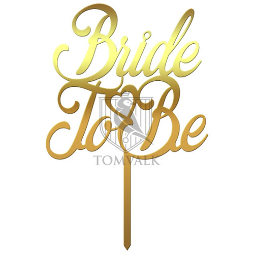 Topper tort Bride to Be BTB04 pentru Bridal Shower