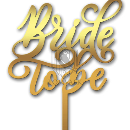 Topper tort Bride to Be BTB03 pentru Bridal Shower