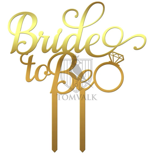 Topper pentru tort Bride to be V