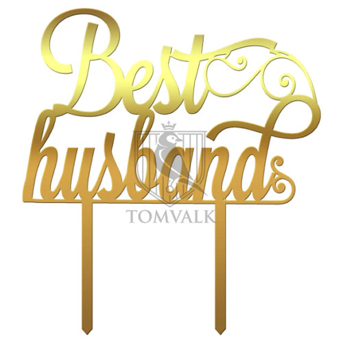 Topper pentru tort Best husband