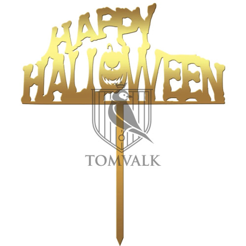 Tomvalk, Topper tort Halloween „Happy Halloween” - HWN004, tomvalk.ro