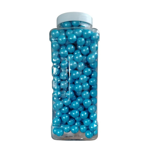 Perle 10 mm - Albastru lucios - 900 gr