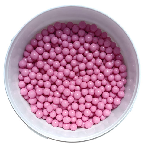 Perle din Orez Expandat 10 mm - ROZ INCHIS - 2,5 kg, Alba Chocolate