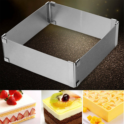 Forma reglabila tort patrate/dreptunghi - 15 cm - 28 cm - H 8cm
