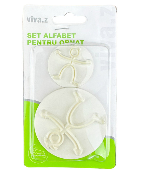 Set 2 decupatoare Silueta pop it