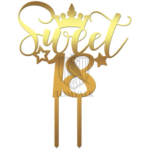 Topper tort Sweet 18x