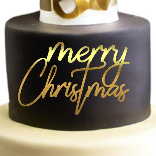 Cake topper Merry Christmas FP1