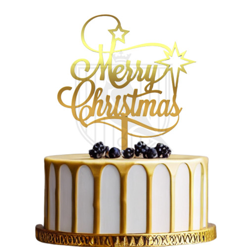 Topper pentru tort Merry Christmas IV
