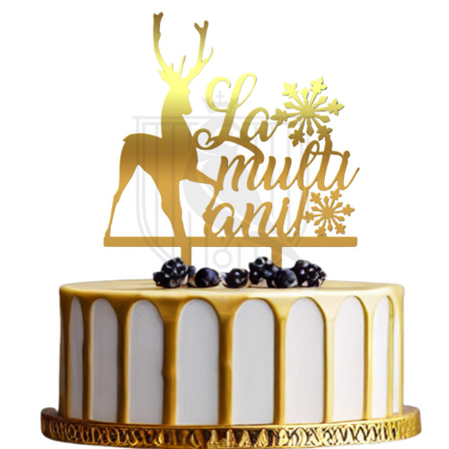 Topper pentru tort La multi ani RnS