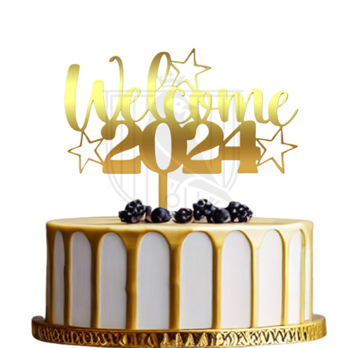 Topper pentru tort Welcome 2024