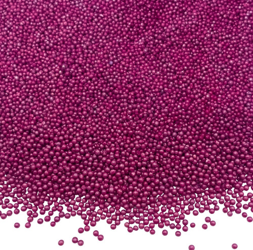 Perle decorative Nonpareils vișiniu 2 mm Dobryk 1 kg