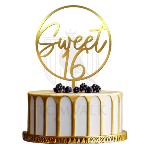 Topper pentru Tort - Sweet - Salută un Nou Capitol cu Stil și Personalitate