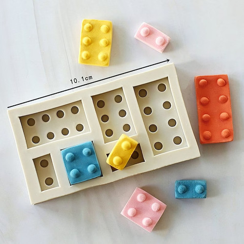 Mulaje pentru decor, Mulaj din silicon - Piese Lego T12128, tomvalk.ro