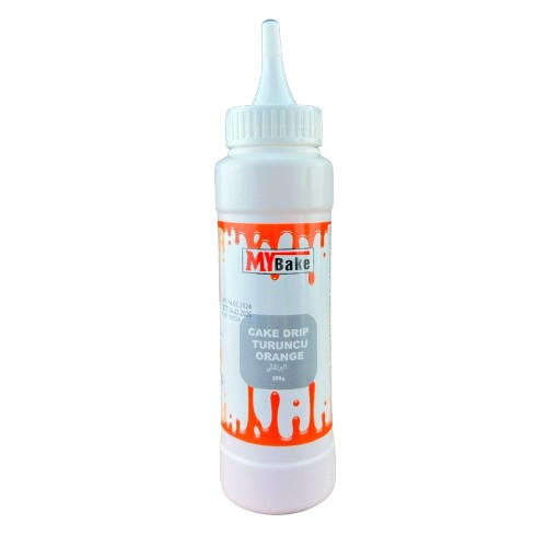Cake Drip - Glazura de ciocolata - Portocaliu - MyBake - 250g