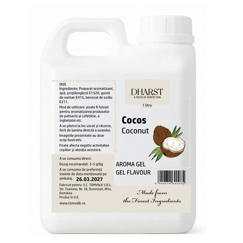 Aroma gel termostabila - Cocos - Dharst - 1 L