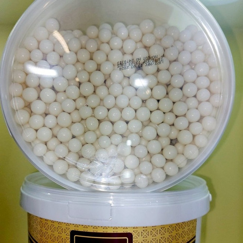 Perle din Orez Expandat 10 mm - ALB SIDEFAT - 2,5 kg, Alba Chocolate
