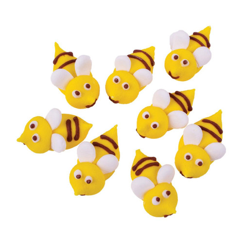 Decoratiuni comestibile din zahar - set 7 buc. Albinute