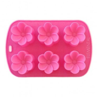 Forma de silicon cu 6 cavitati - Flori - T13137