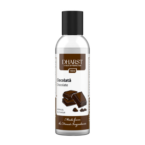 Dharst, Aromă gel termostabilă – Ciocolată – Dharst – 100 ml, tomvalk.ro