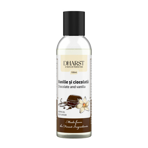 Aroma gel termostabila - VANILIE SI CIOCOLATA - Dharst - 100ml.