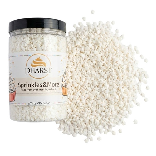 Sprinkles stelute Albe - 800 gr - Dharst