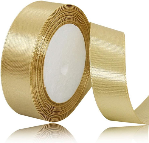 Panglica Satin - Champagne Gold - 1,5 cm x 22,5 m