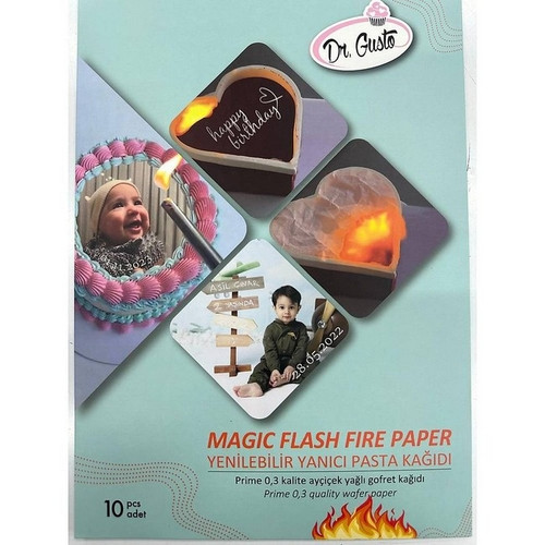 Pachet 10 buc Flash paper - 20x26 cm - Dr.Gusto