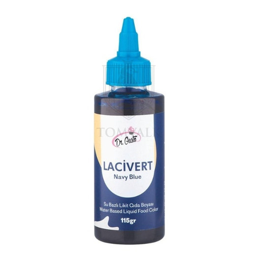 Colorant alimentar lichid pe baza de apa - Dr. Gusto - ALBASTRU INCHIS - 115 gr
