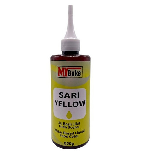 Colorant alimentar lichid pe baza de apa - MyBake - GALBEN - 250 gr