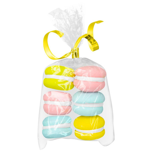 Decoratiuni comestibile din zahar - set Colorful Macarons sm