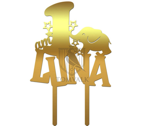 Topper tort Am 1 luna