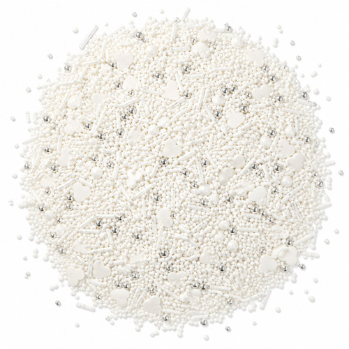 Mix sprinkles Cocktail Alb-Argintiu -1 KG
