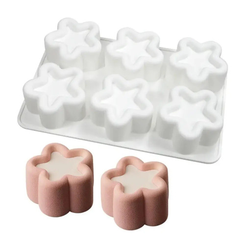 Forma de silicon Stele cu 6 cavitati - T14033