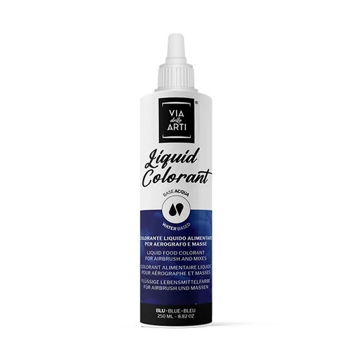 Colorant alimentar lichid hidrosolubil - Via Delle Arti - ALBASTRU - 250 gr