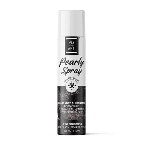 Colorant Spray Negru Perlat - 250 ml  Via delle Arti