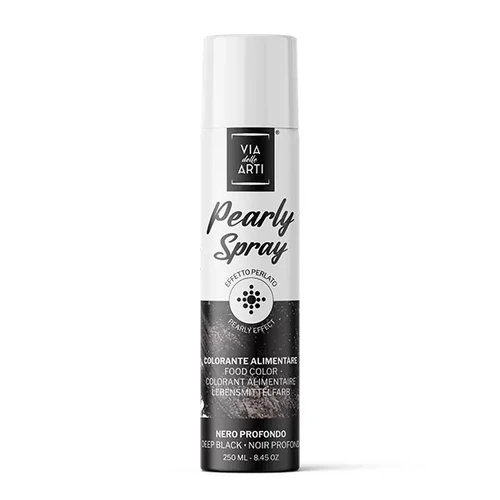 Colorant Spray Negru Perlat - 250 ml  Via delle Arti