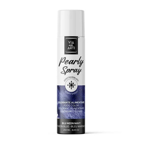 Colorant Spray Perlat Albastru Marin- 250 ml  Via delle Arti