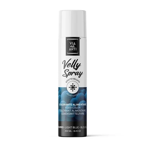 Colorant Spray -Albastru deschis - Catifea/Velvet  250 ml  Via delle Arti