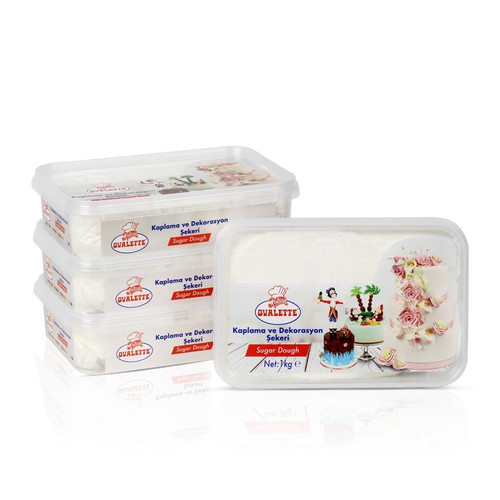 Pasta de zahar pentru decorare și acoperire  ALB  Ovalette  1 kg