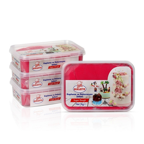 Pasta de zahar pentru decorare și acoperire  FUCHSIA  Ovalette  1 kg